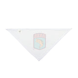 BassmastHER White Dog Bandana
