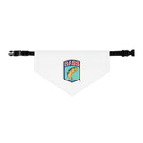 BassmastHER White Dog Clip Bandana