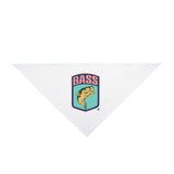 BassmastHER White Dog Bandana