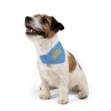 B.A.S.S. Light Blue Clip Dog Bandana
