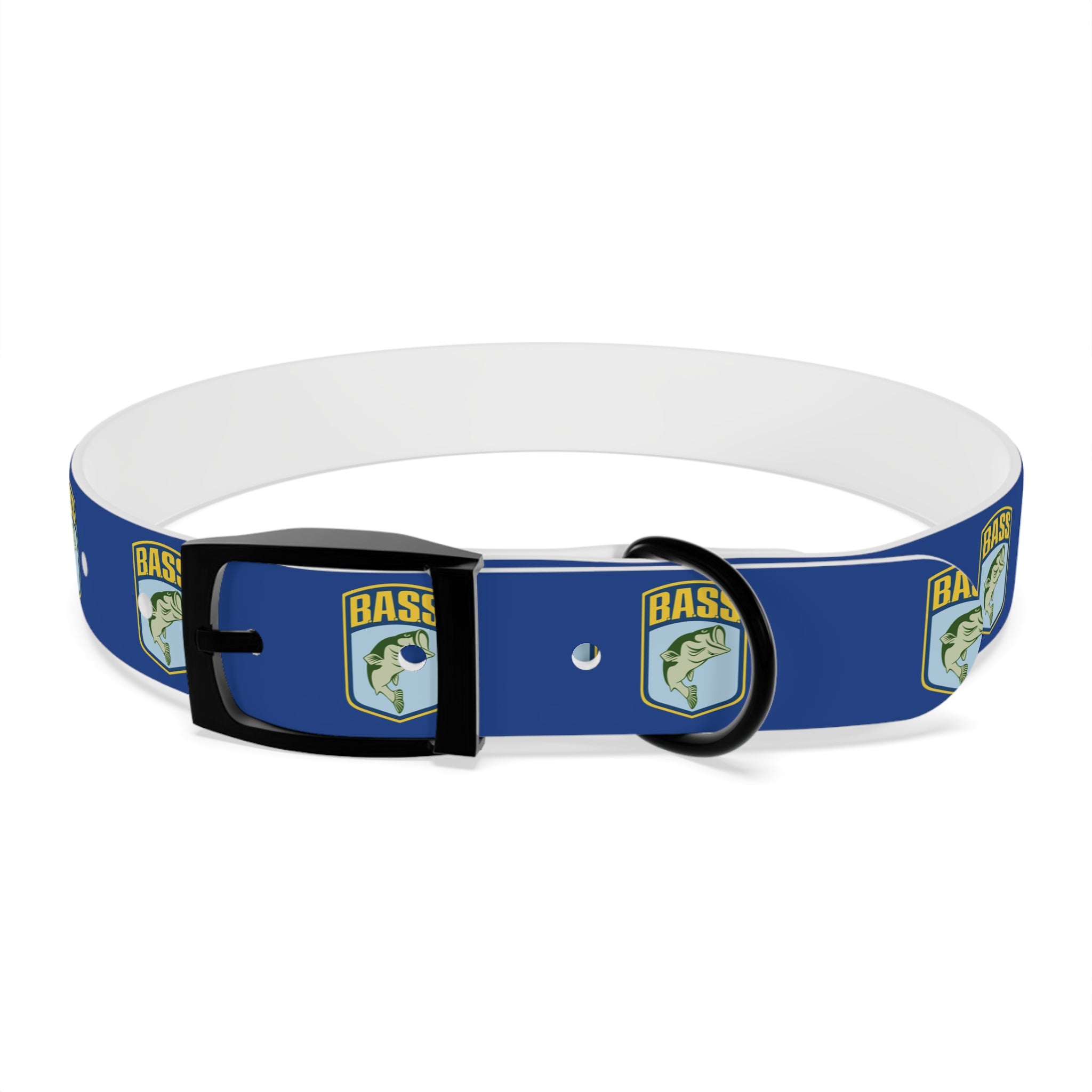 B.A.S.S. Shield Navy Dog Collar