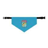 BassmastHER Turquoise Clip Dog Bandana