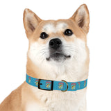 BassmastHER Turquoise Dog Collar
