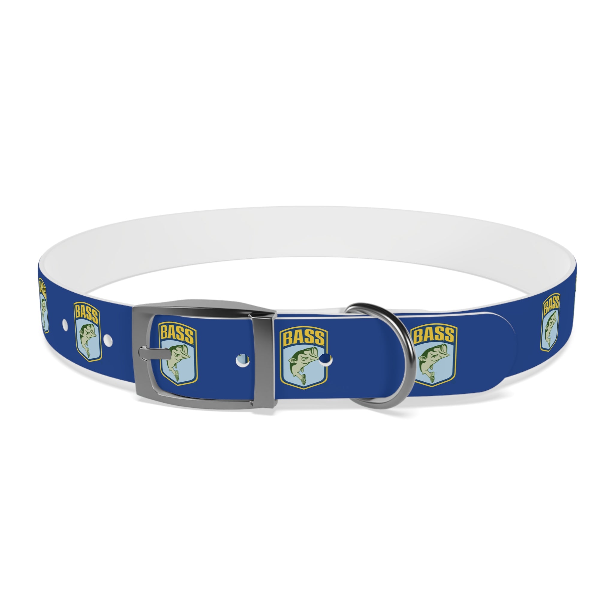 B.A.S.S. Shield Navy Dog Collar