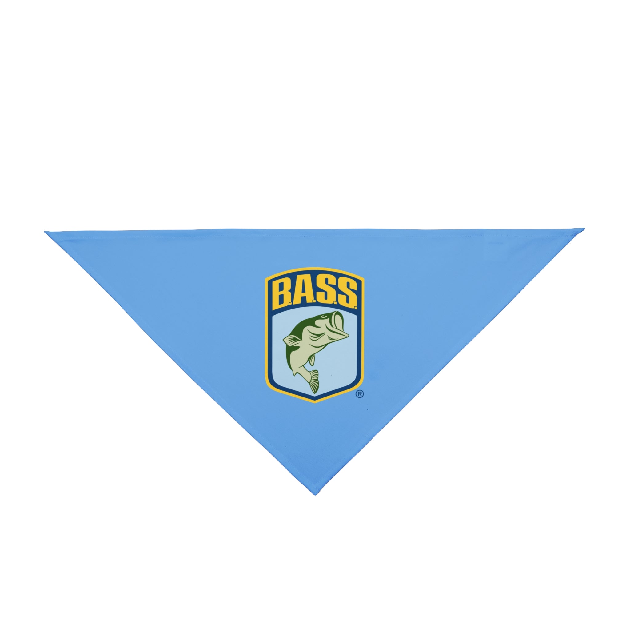 B.A.S.S. Shield Light Blue Dog Bandana