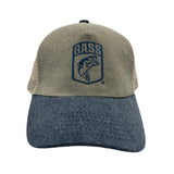 B.A.S.S. Stone Wash Cap Grey