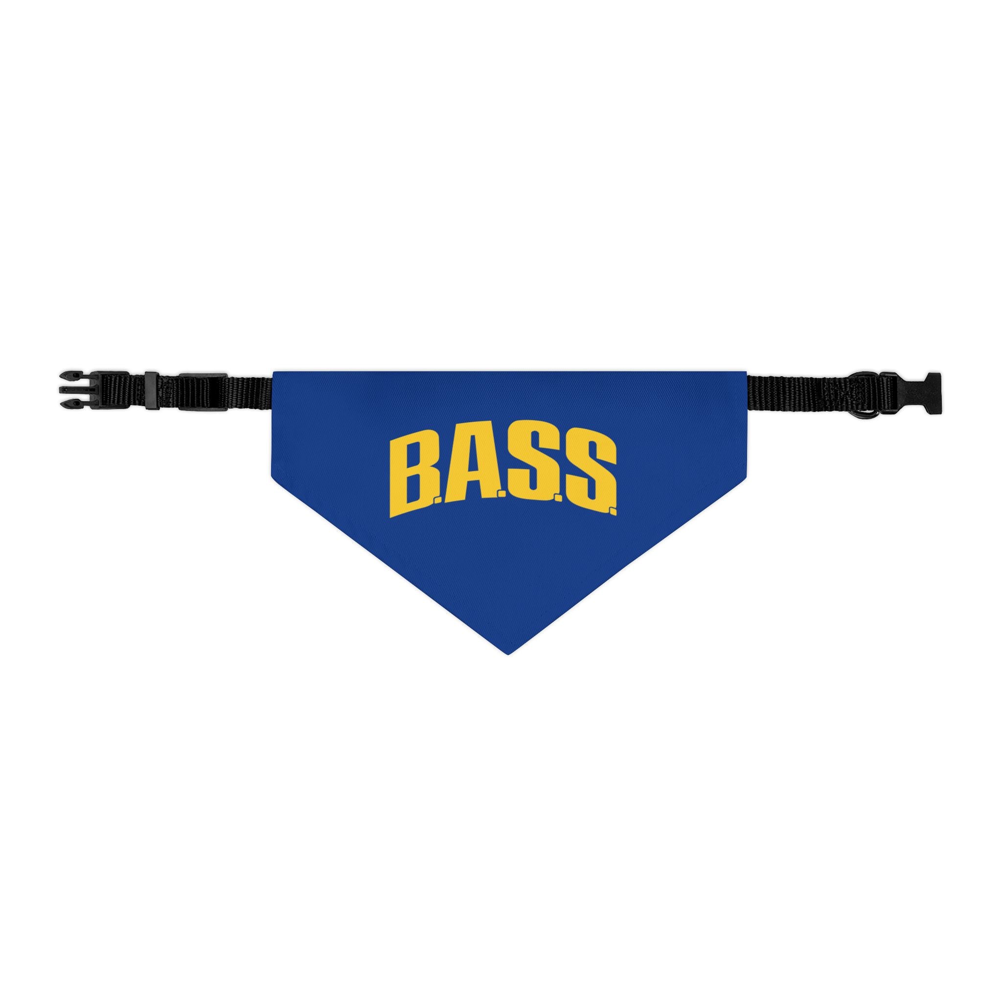 B.A.S.S. Navy Clip Dog Bandana