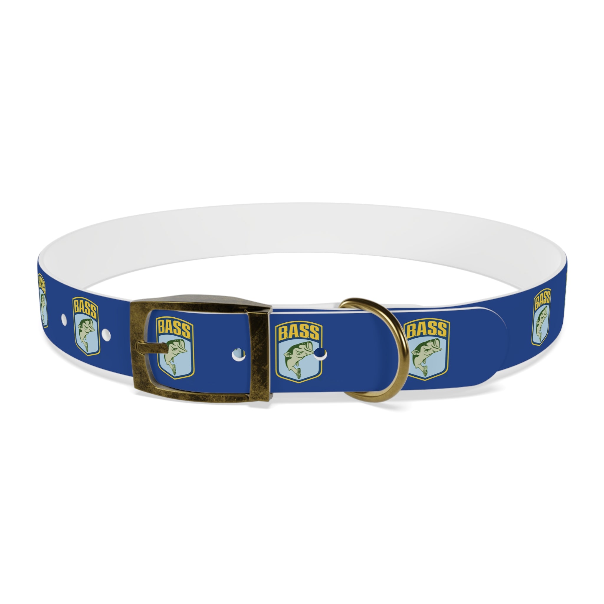 B.A.S.S. Shield Navy Dog Collar