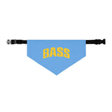 B.A.S.S. Light Blue Clip Dog Bandana