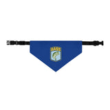 B.A.S.S. Shield Navy Clip Dog Bandana