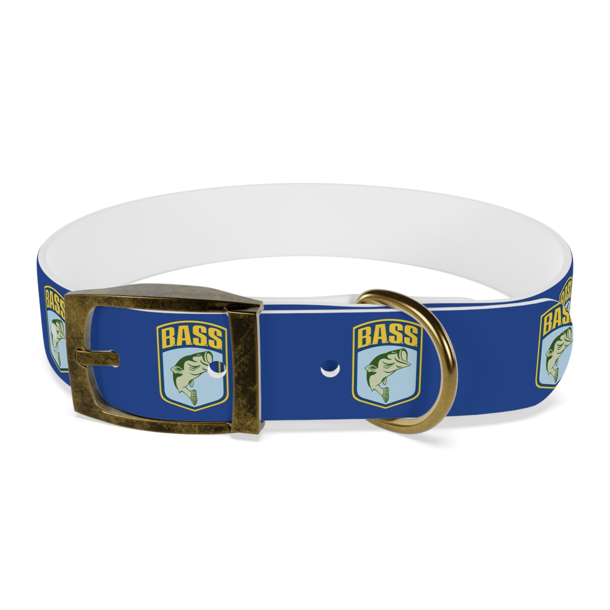 B.A.S.S. Shield Navy Dog Collar