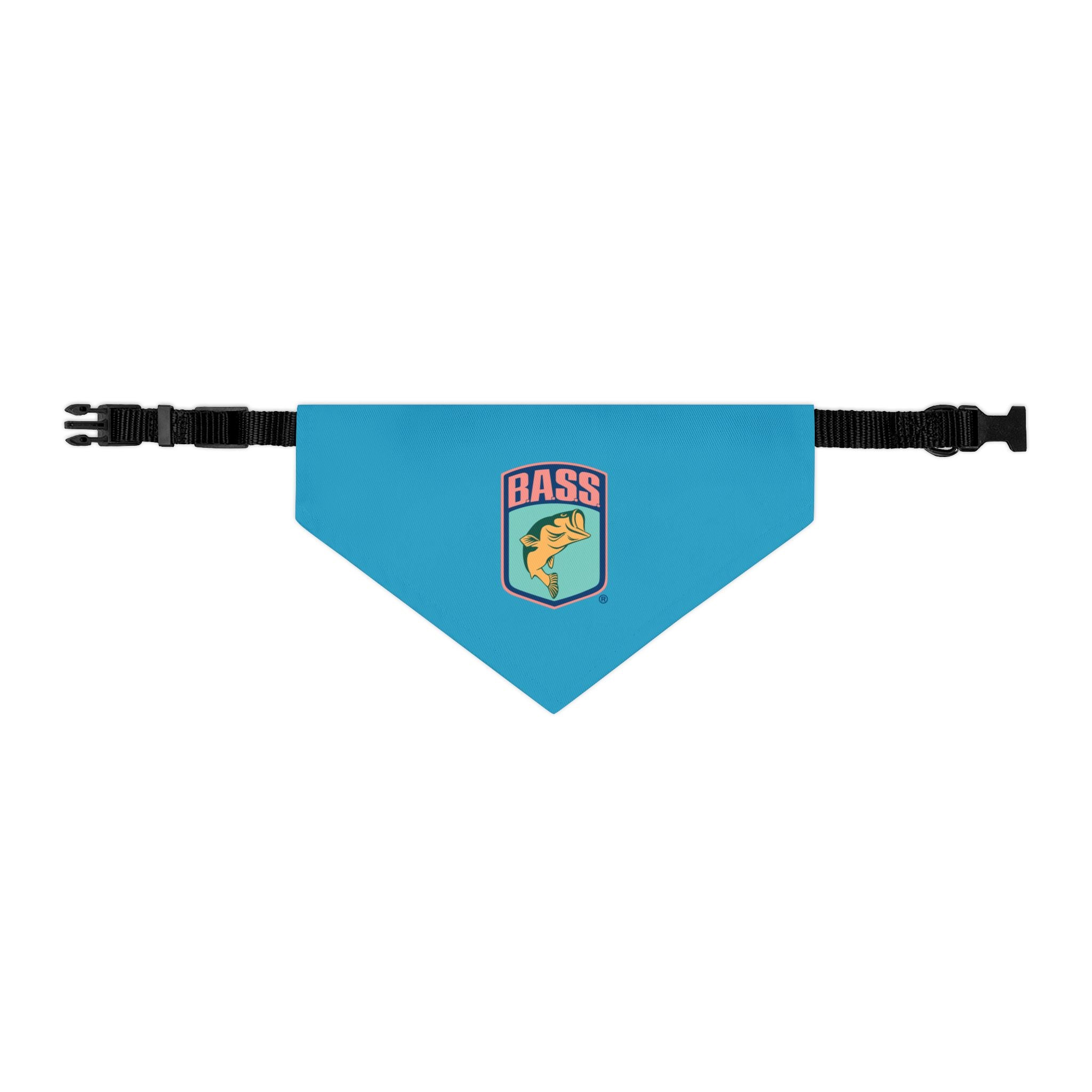 BassmastHER Turquoise Clip Dog Bandana