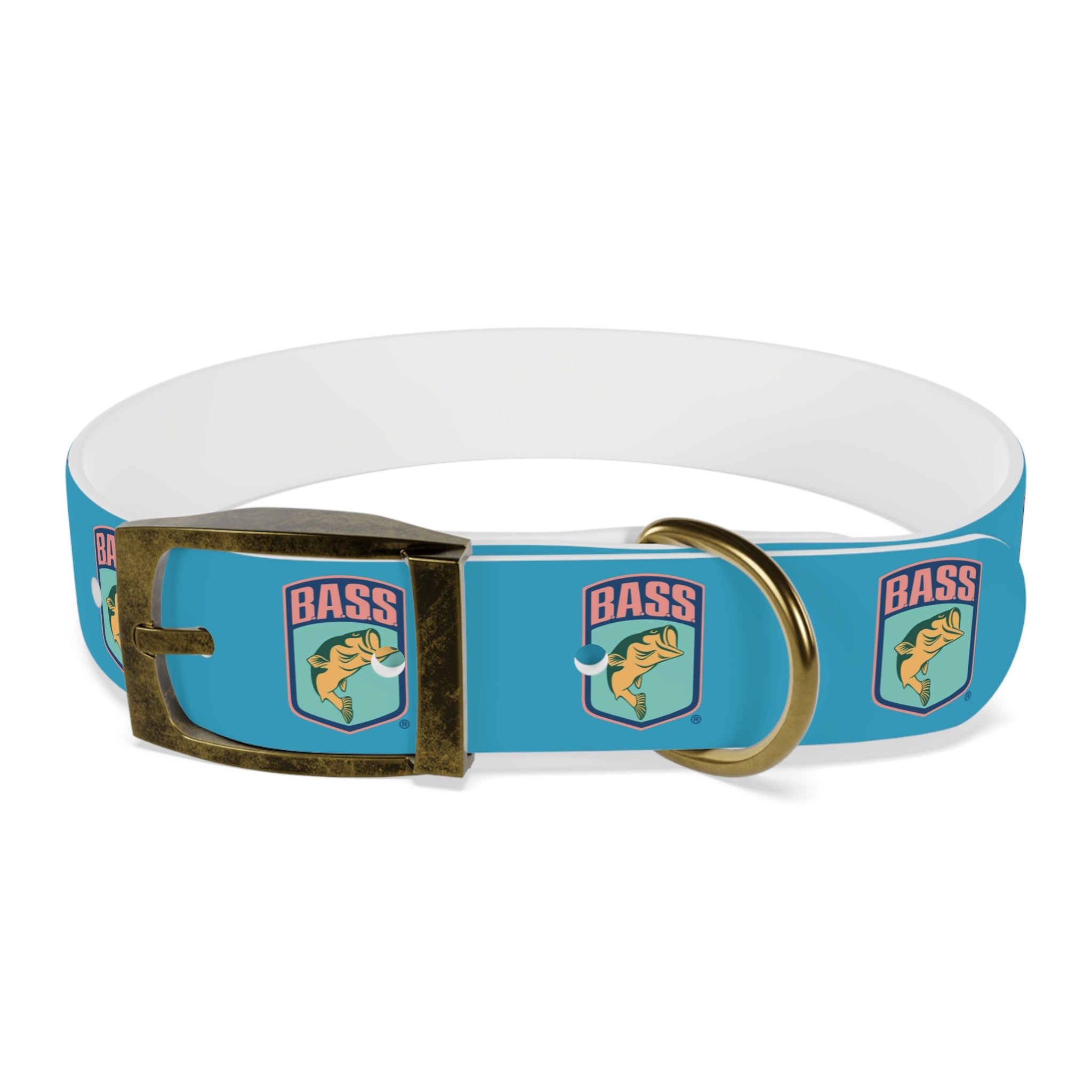 BassmastHER Turquoise Dog Collar