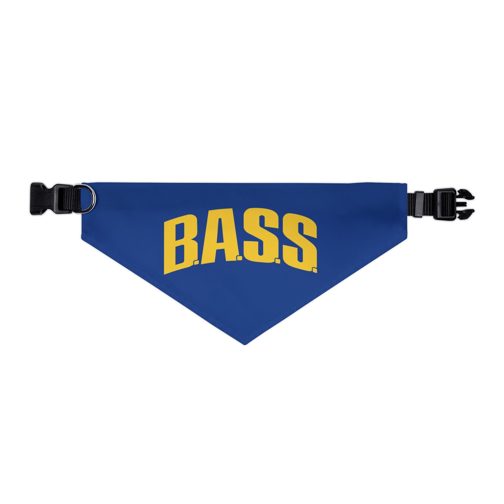 B.A.S.S. Navy Clip Dog Bandana