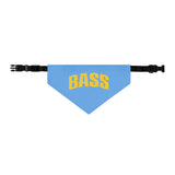 B.A.S.S. Light Blue Clip Dog Bandana