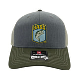 B.A.S.S. Shield Richardson 112 Trucker Snapback Green/Grey