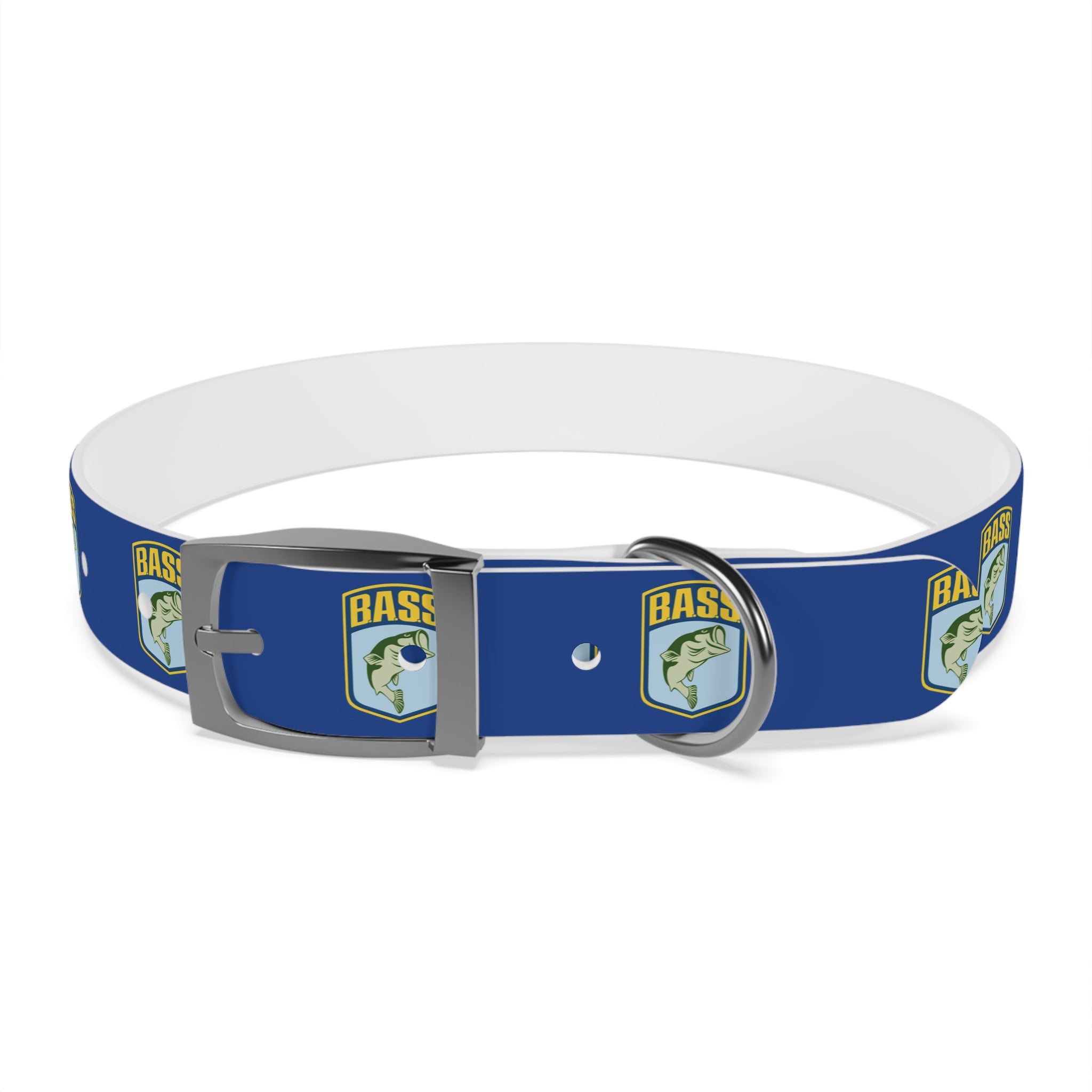 B.A.S.S. Shield Navy Dog Collar