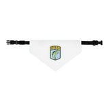 B.A.S.S. Logo White Clip Dog Bandana