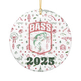 B.A.S.S.mas Christmas Ornament