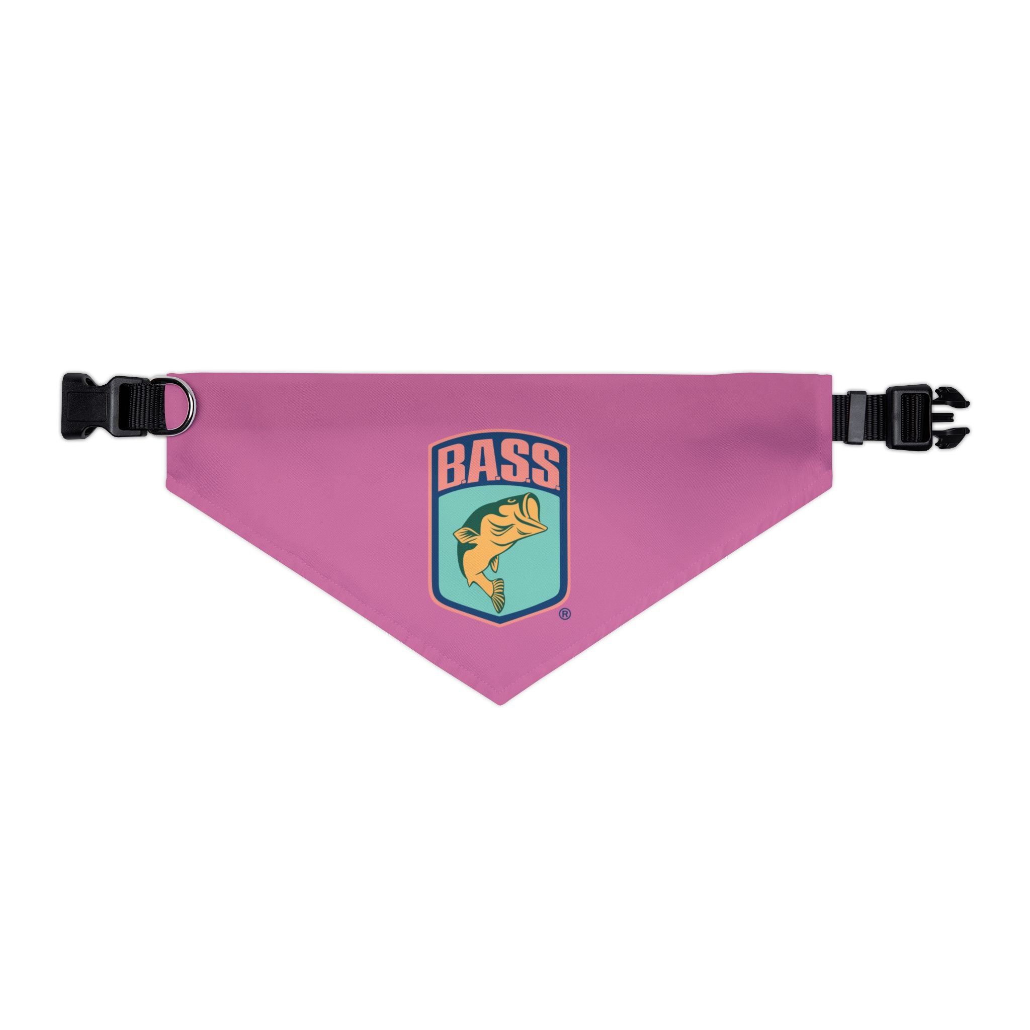 BassmastHER Pink Clip Dog Bandana
