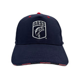 B.A.S.S. USA Flag Adjustable Slouch Cap