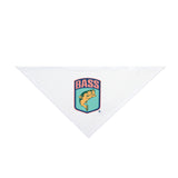 BassmastHER White Dog Bandana