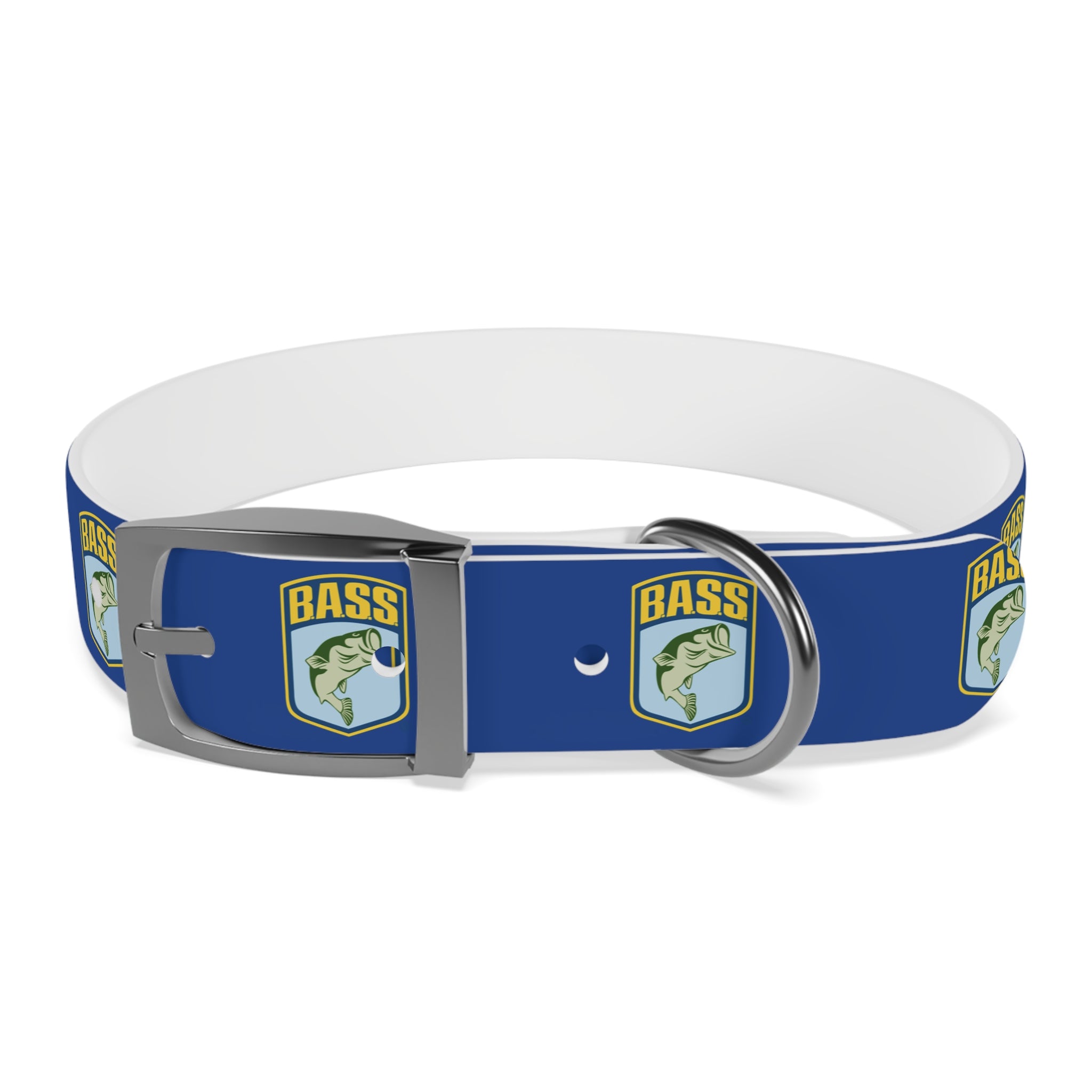 B.A.S.S. Shield Navy Dog Collar