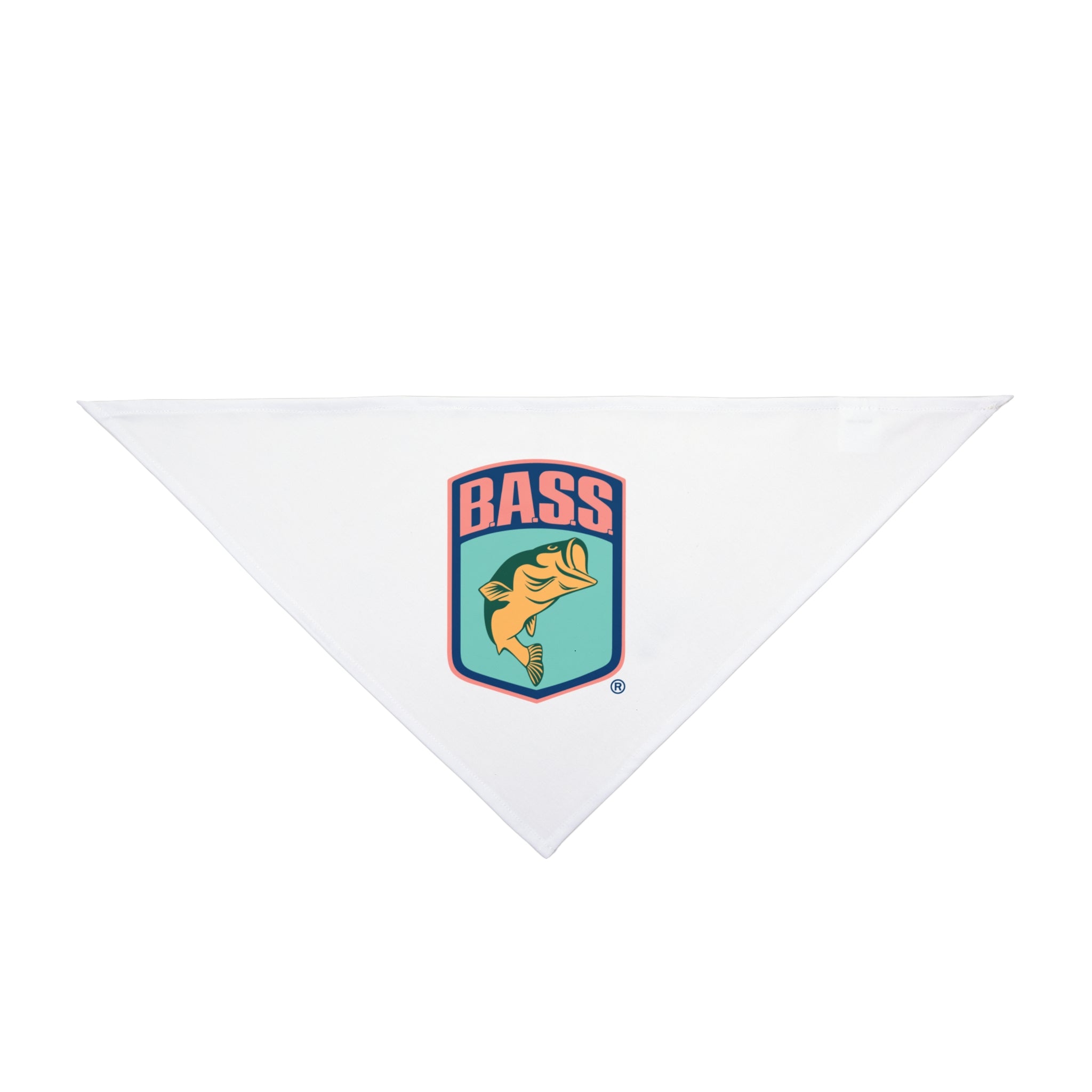 BassmastHER White Dog Bandana