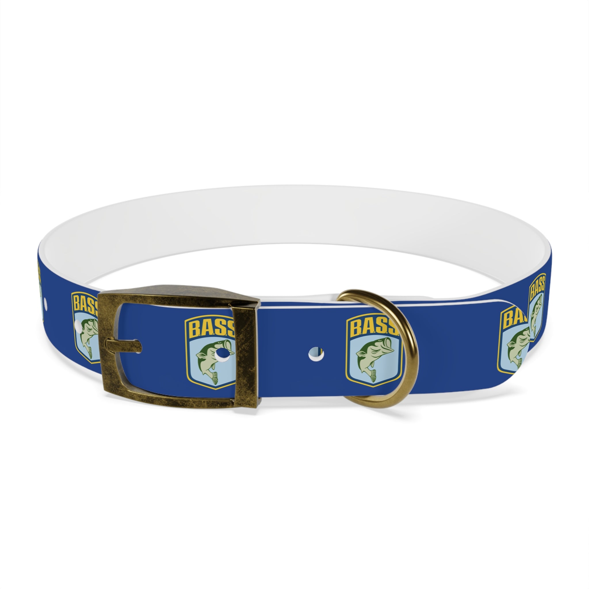 B.A.S.S. Shield Navy Dog Collar