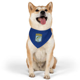 B.A.S.S. Shield Navy Clip Dog Bandana
