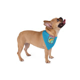 Turquoise BassmastHER Dog Bandana
