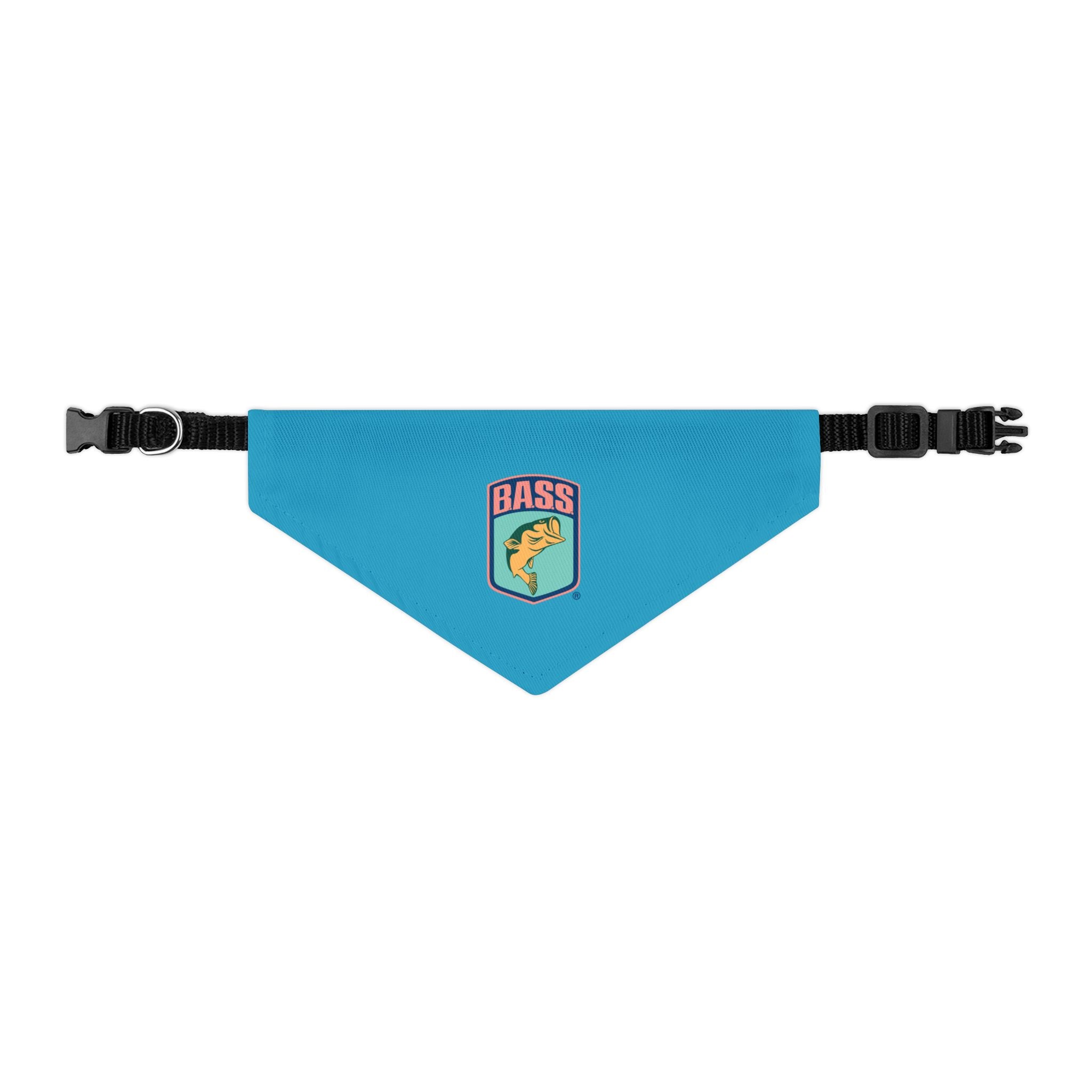 BassmastHER Turquoise Clip Dog Bandana