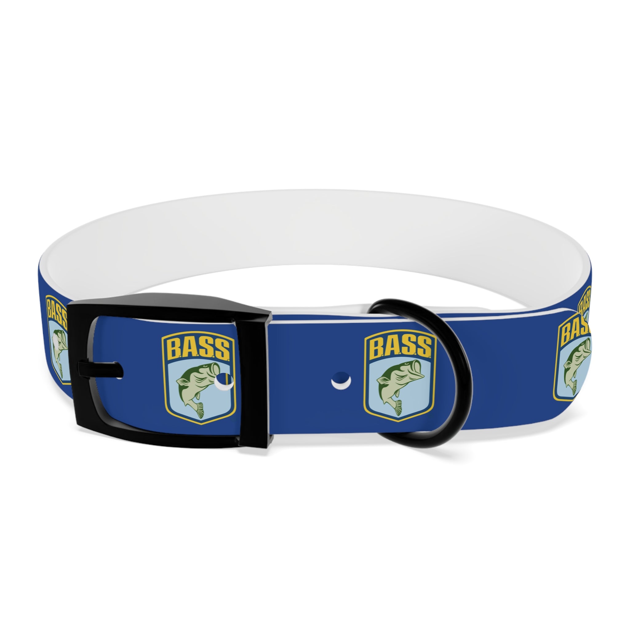 B.A.S.S. Shield Navy Dog Collar