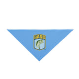 B.A.S.S. Shield Light Blue Dog Bandana