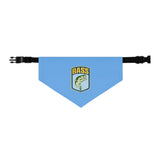 B.A.S.S. Logo Light Blue Clip Dog Bandana