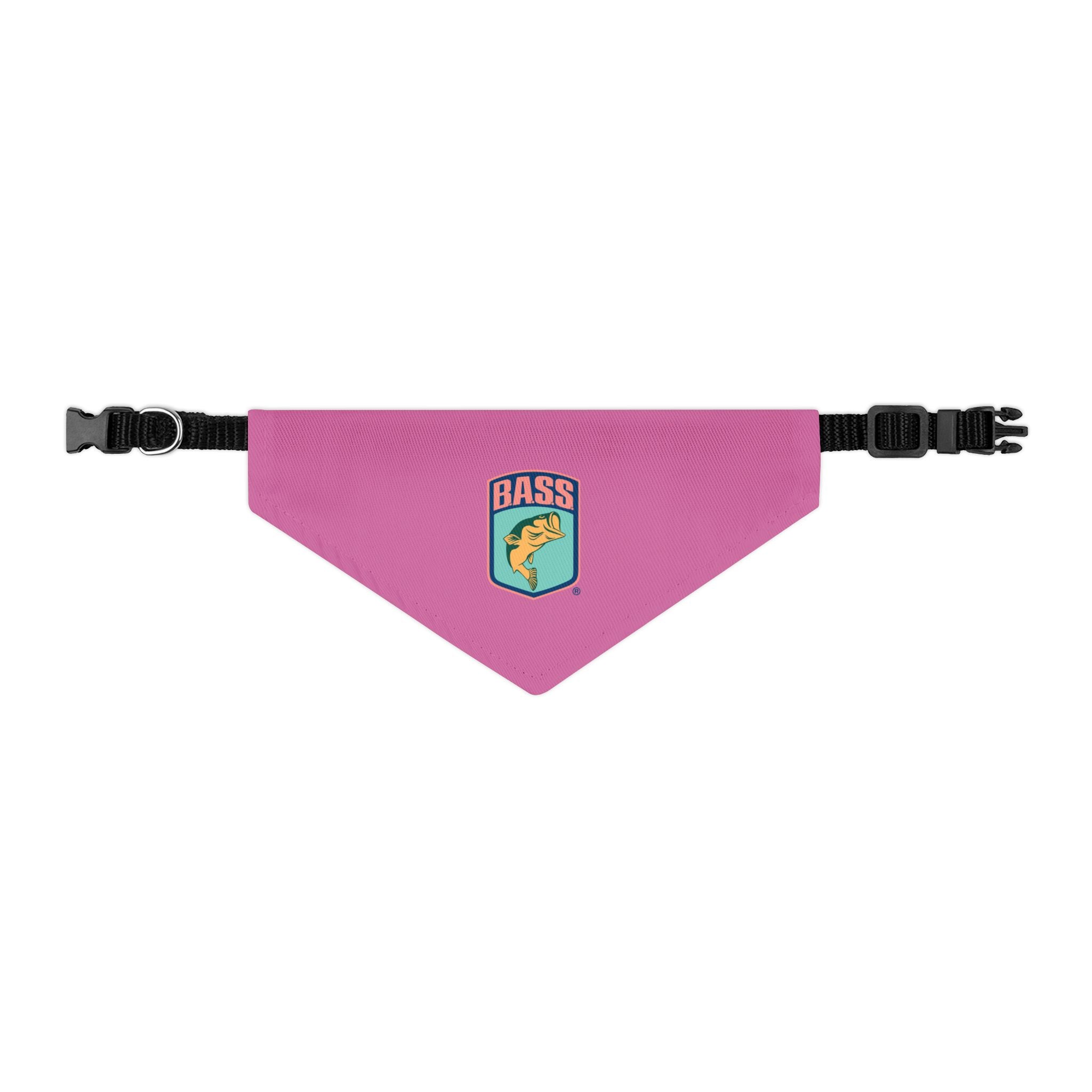 BassmastHER Pink Clip Dog Bandana