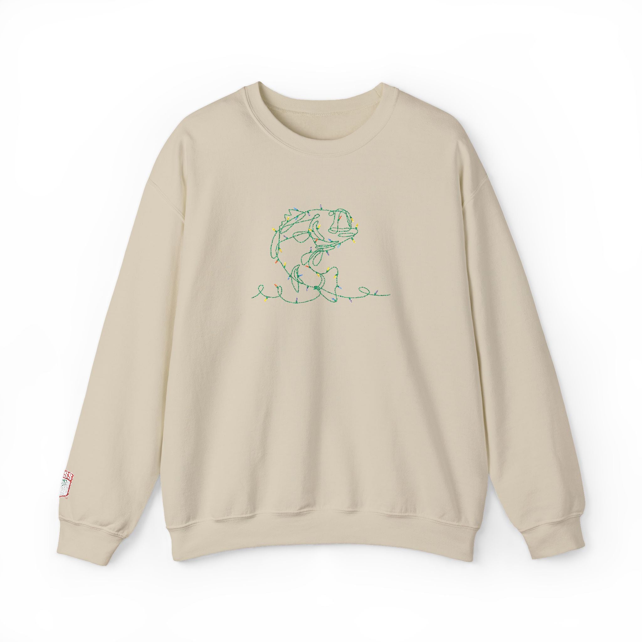 Bassmas Lights Embroidered Crewneck