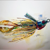 Jig with a Crayfish Trailer #1 - Dirk Walker Fine Art