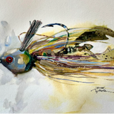 Jig with a Crayfish Trailer #2 - Dirk Walker Fine Art