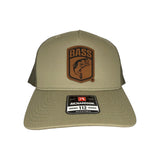 B.A.S.S. Leather Shield Richardson 112 Trucker Snapback Loden Green